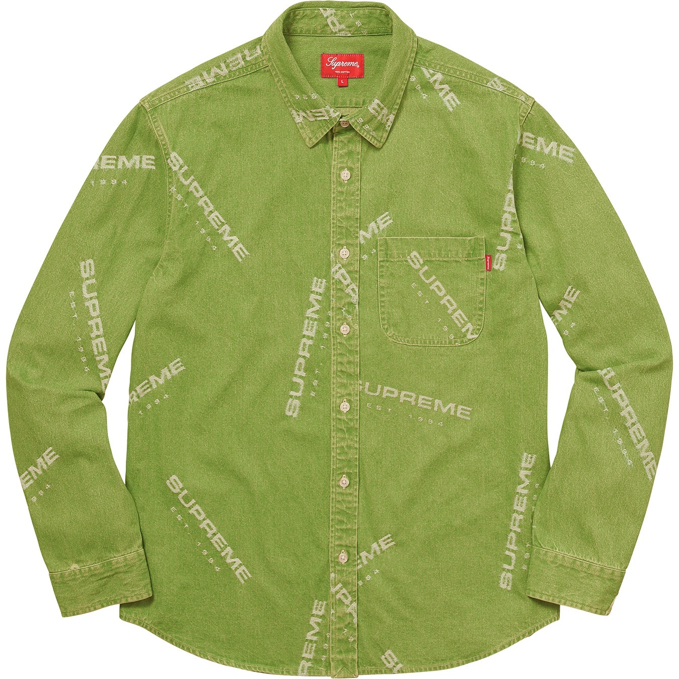Jacquard Denim Shirt view 8